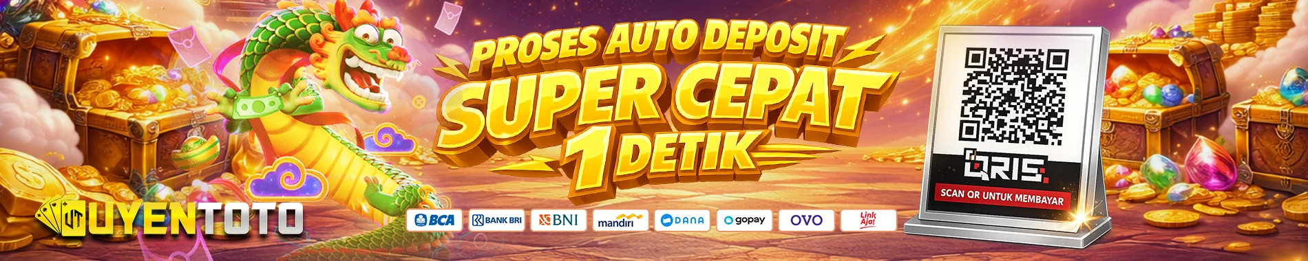 UYENTOTO DEPOSIT QRIS 1 DETIK